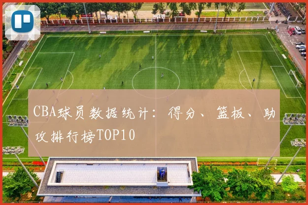 CBA球员数据统计：得分、篮板、助攻排行榜TOP10